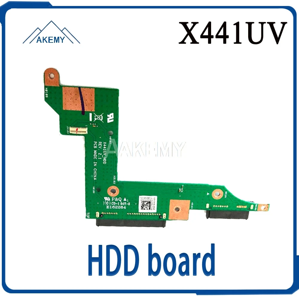 

Akemy новая оригинальная плата для For Asus X441U X441UV HDD плата X441UV_HDD Rev 2,1 кабель