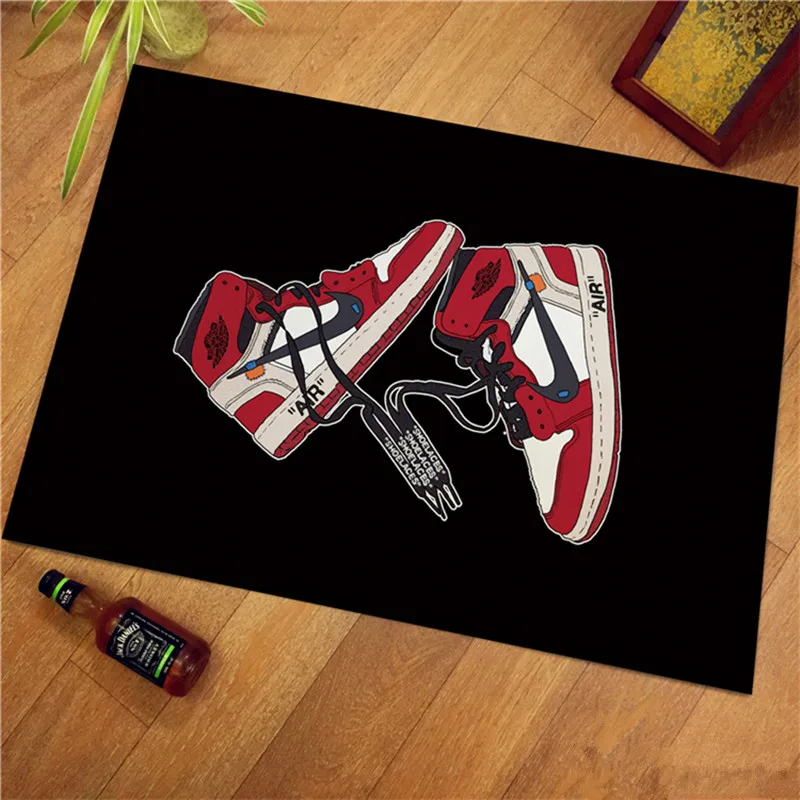40x60 см/50x80 см/60x90cmHome Textile NBA Баскетбол звезда Коби ковер мягкие фланелевые