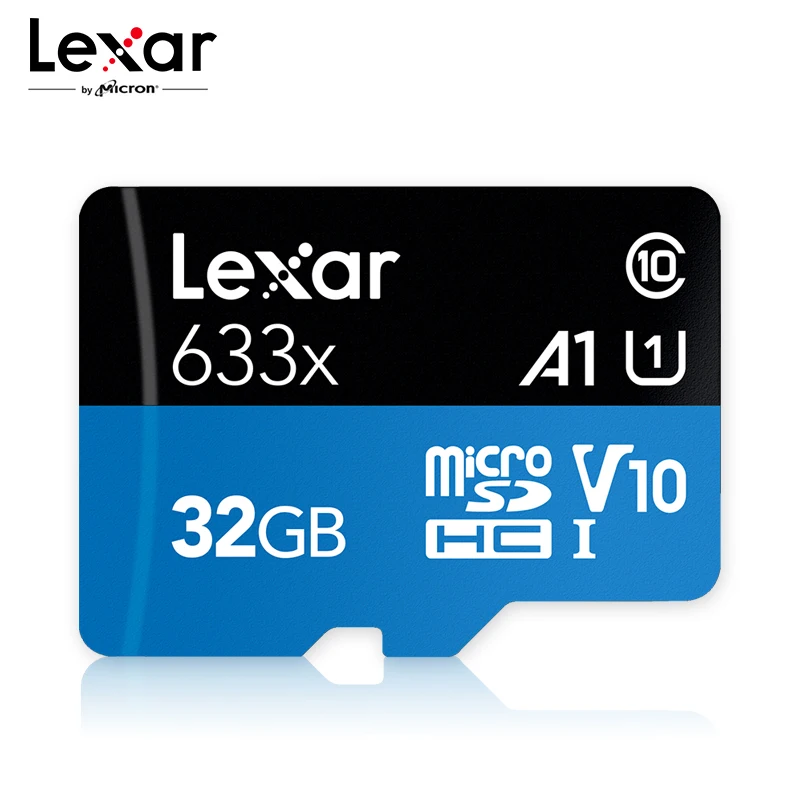 32GB Lexar 256 ГБ Micro SD карта 128 Гб карта памяти высокая скорость до Макс 95 м/с 64 Гб класс 10 633x TF карта 32 ГБ флэш-карта - Емкость: 32GB