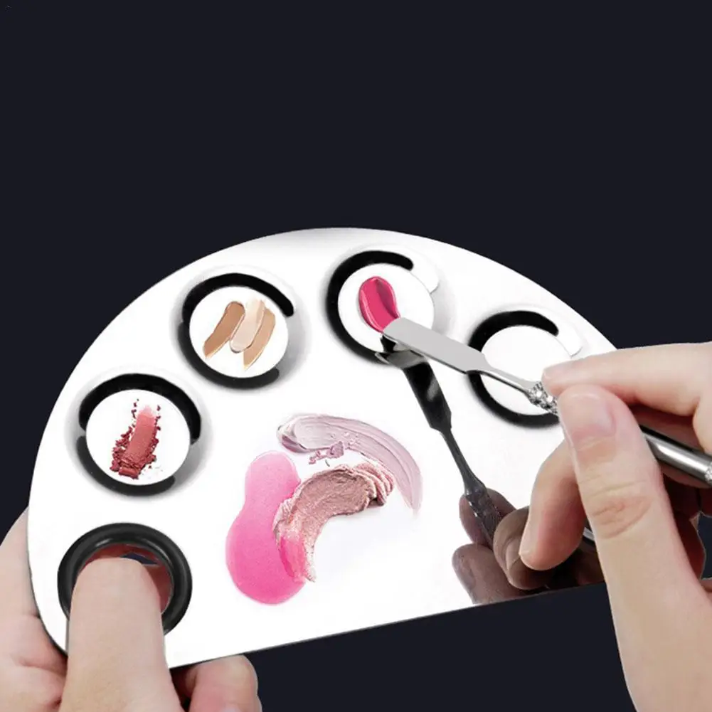 

1PC Steel Watercolor Palette Butterfly Shape School Knife Art Painting With Palette Palette Tray Student Supplies Z5T9