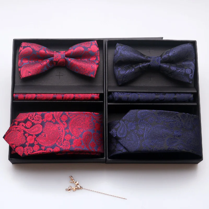 

High End Gift Box Red Tie Suit Shirt Men's College Style Women's JK Formal Dress Business Wedding Groom