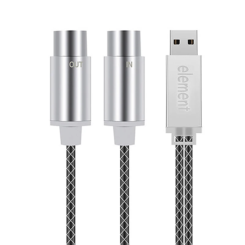 Интерфейсный кабель MIDI-USB Автонастройка миди-конвертер с ярсветодиодный дом для