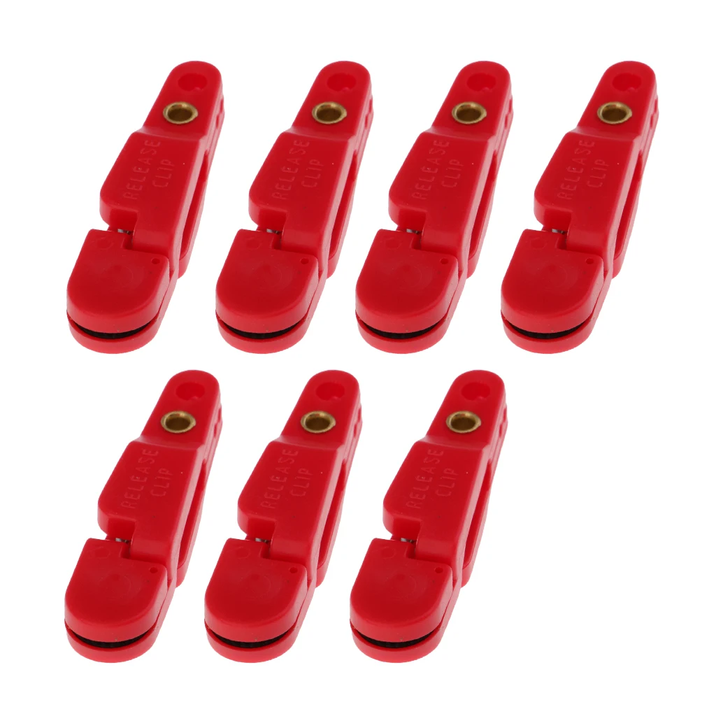 7 шт. защелкивающиеся Троллинг релиз зажимы для доски строгальной офшорные