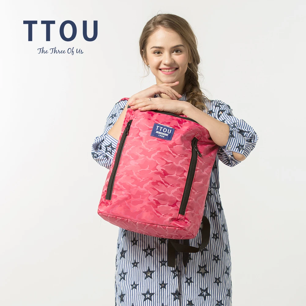 Камуфляжный рюкзак TTOU для девочек-подростков школьный ранец женщин