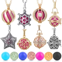 vocheng bola ball angel necklace 16mm music ball vintage pregnancy necklace aroma essential oil diffuser pregnant women va 048