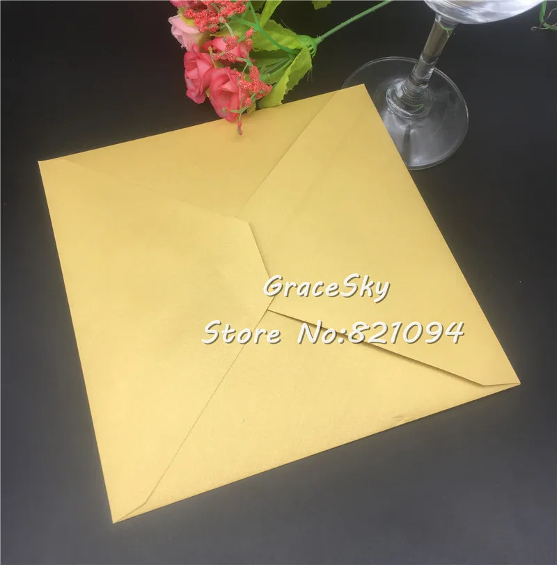 30 шт. квадратные конверты для свадебных приглашений 16 х16 см | Дом и сад