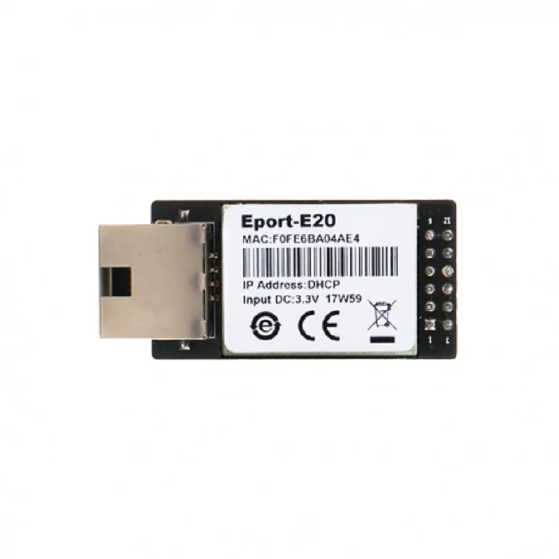 

Serial port to Ethernet module server single chip TTL networking module / RJ45 to TTL HF-E20