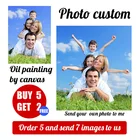 Фотография Conisi, сделанная на заказ, распечатывает ваши изображения на плакате Canva, персонализированные картины на холсте, искусственный Декор для дома