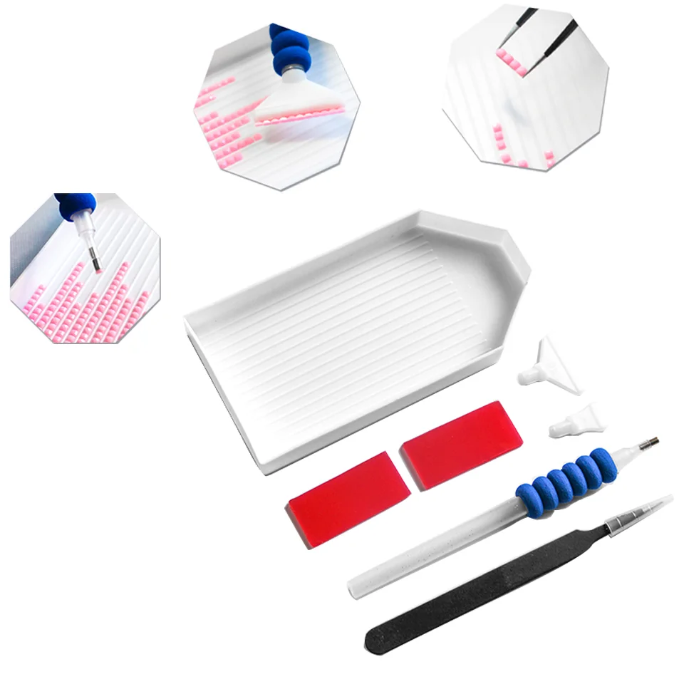 

CraftArtGo 5D DIY Diamond Embroidery Lavender Full Square Round Rhinestone Mosaic Painting Cross Stitch Flowers Diamond Kit