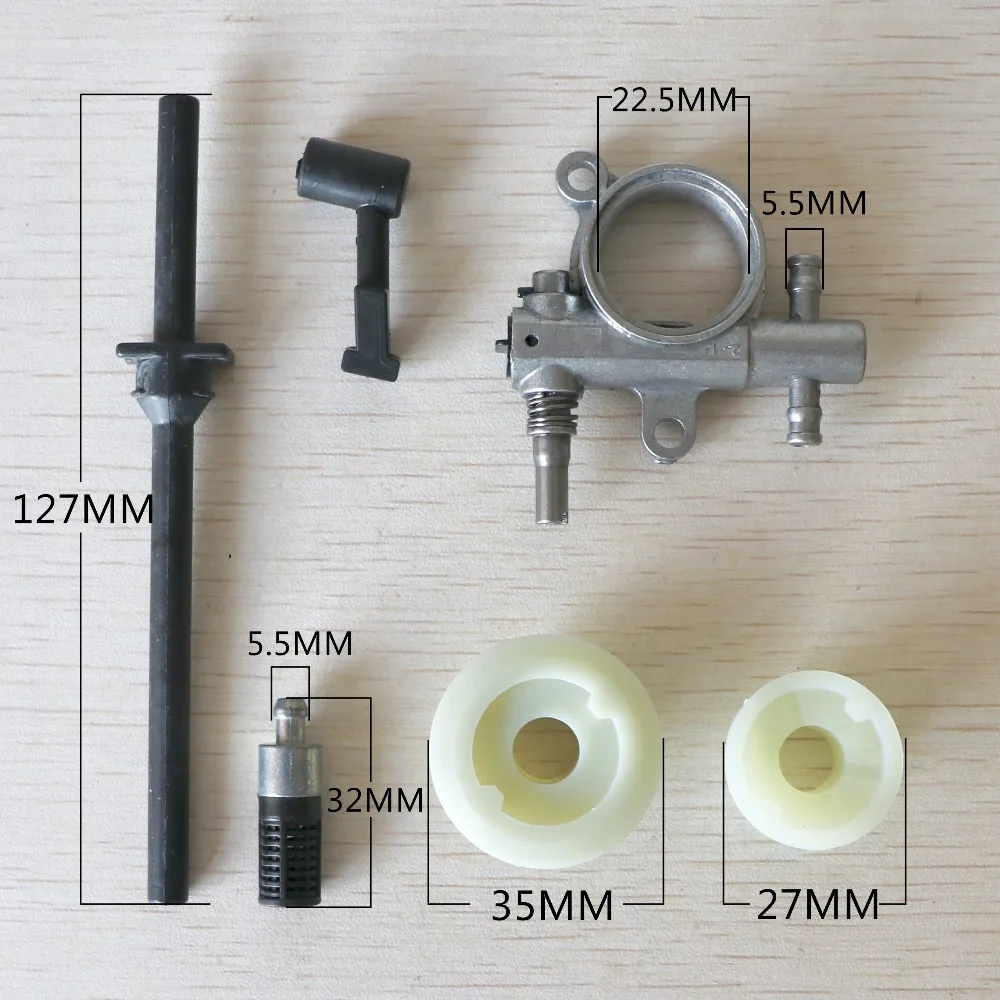 

Replacement Oil Pump Pipe Hose Line Endless Screw For Chinese 25CC/2500 Chainsaw