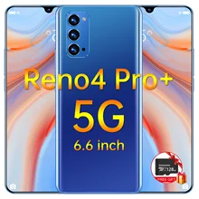 Global Version New 6.6 Inch Drop Screen 5G Smartphone 12GB+512GB for OPPO Reno4 Pro Cellphone Samsung Huawei Xiaomi Mobile Phone