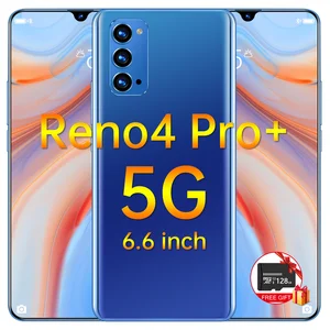 global version new 6 6 inch drop screen 5g smartphone 12gb512gb for oppo reno4 pro cellphone samsung huawei xiaomi mobile phone free global shipping