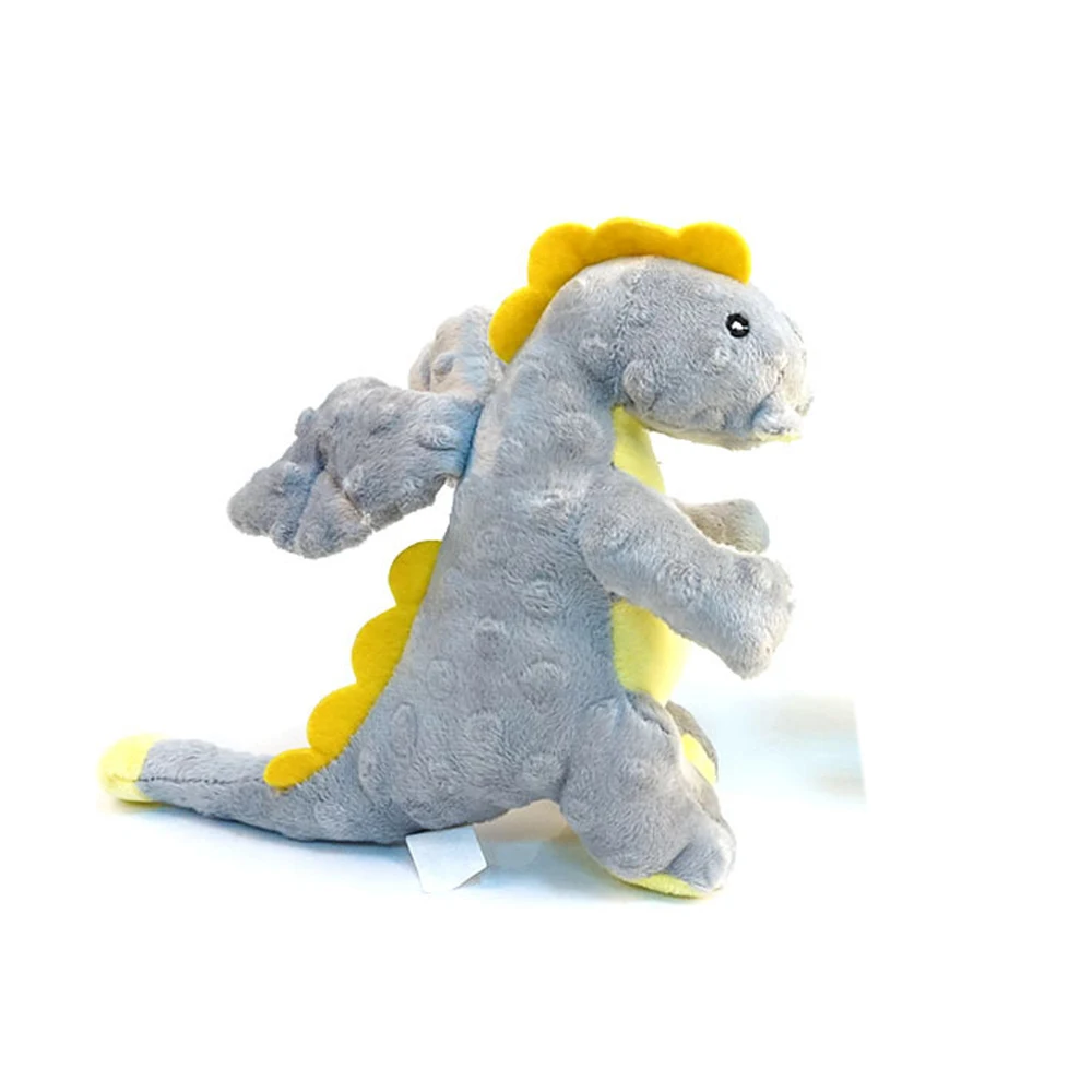Динозавр собака плюшевая игрушка взаимодействие раньше прочная жевательная для