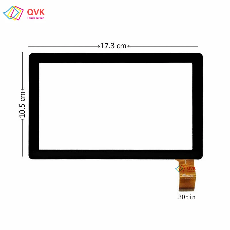 

Black 7 Inch New for Yuntab Q88H Tablet PC Capacitive Touch Screen Digitizer Sensor External Glass Panel