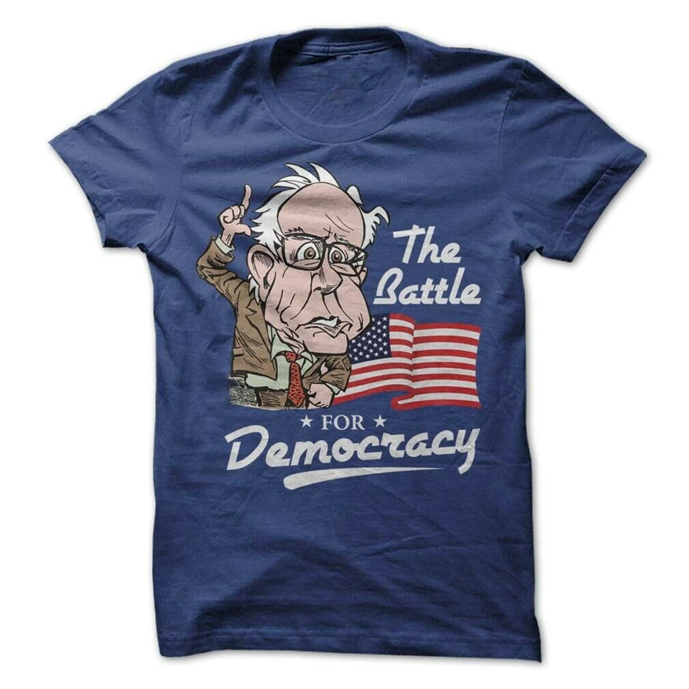 Bernie Sanders Political t Shirt Tee President 2020 Democracy 46Th 30Th 40Th 50Th Birthday Shirt|Мужские футболки| |