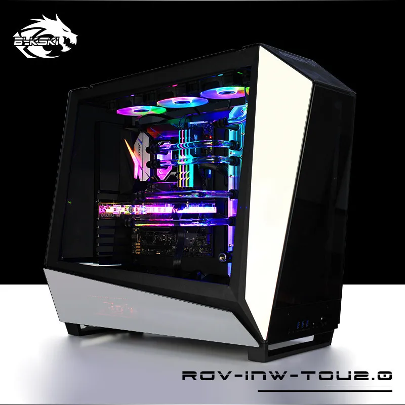 Bykski Distro plate для динамического шасси INWIN TOU2.0 дефлектор водной дорожки с водяным