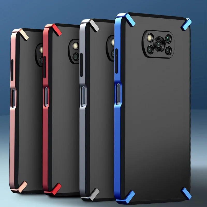 

New Style Precise Hole Position All-inclusive Mobile Phone Case TPU+PC Anti-fall Protection Cover For Xiaomi Poco X3 Pro NFC