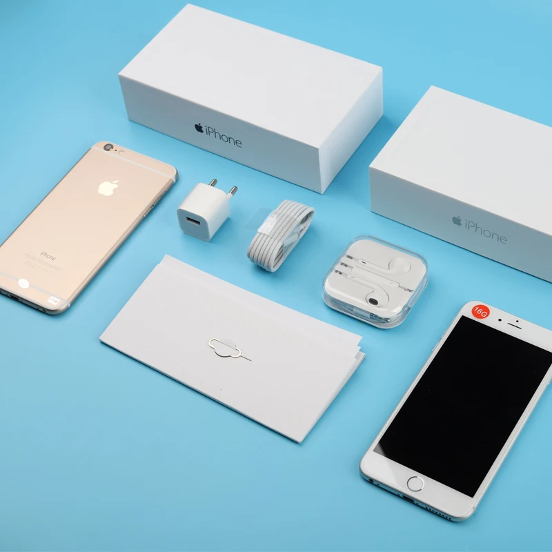 Apple iPhone 6 Plus IOS A8 смартфон P двухъядерный 5 дюймов 8 Мп 1 ГБ RAM 16 & 64 128 ROM WIFI 4G LTE