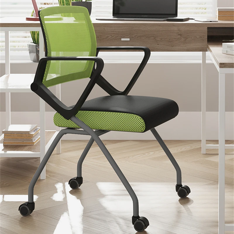 

Пластиковый складной подлокотник на колесиках, удобное Сетчатое кресло для компьютера, кабинета, конференц-зала, офиса