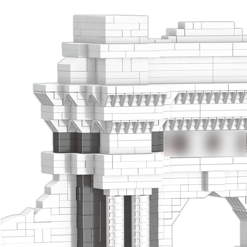 

World Architecture China Tsinghua University Qing Hua 3D Model Mini Building Blocks DIY Micro Brick Block Gift Toy No Box