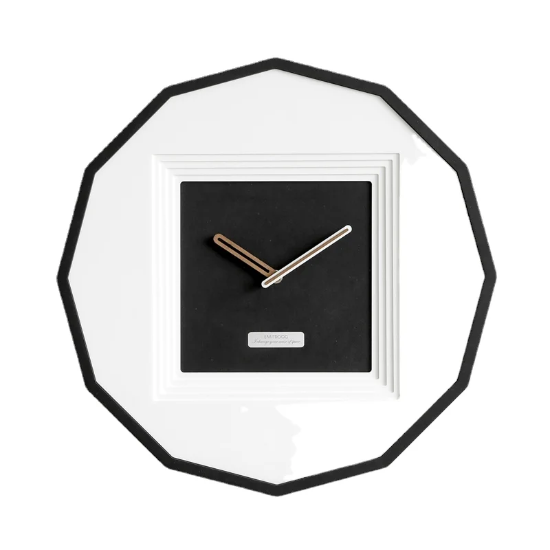 

Настенные часы в нордическом простом стиле, роскошные креативные беззвучные большие настенные часы современного дизайна, модное художеств...