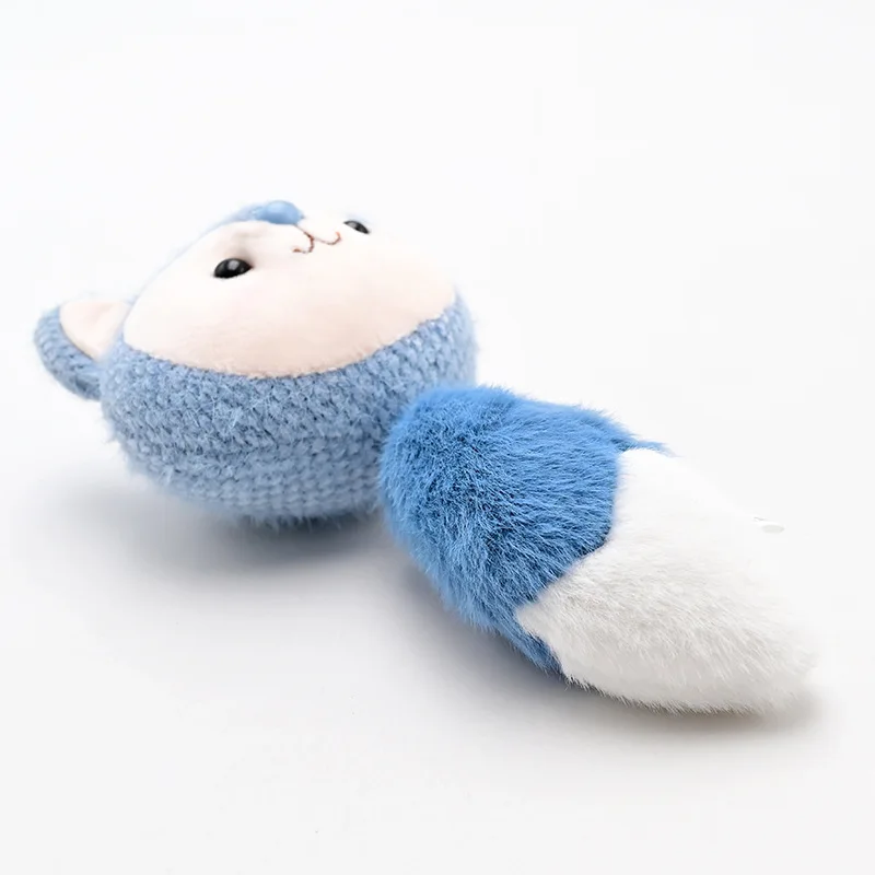 Модный Новый Свежий маленький длинный брелок Лисичка бутик сумка Украшение