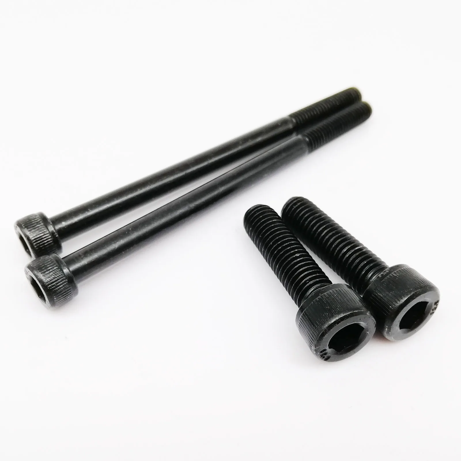 5/10/25/50pcs DIN912 M1.6 M2 M2.5 M3 M4 M5 M6 M8 Black Grade 12.9 Alloy Steel Allen Hexagon Hex Socket Cap Head Screw Bolt | Обустройство