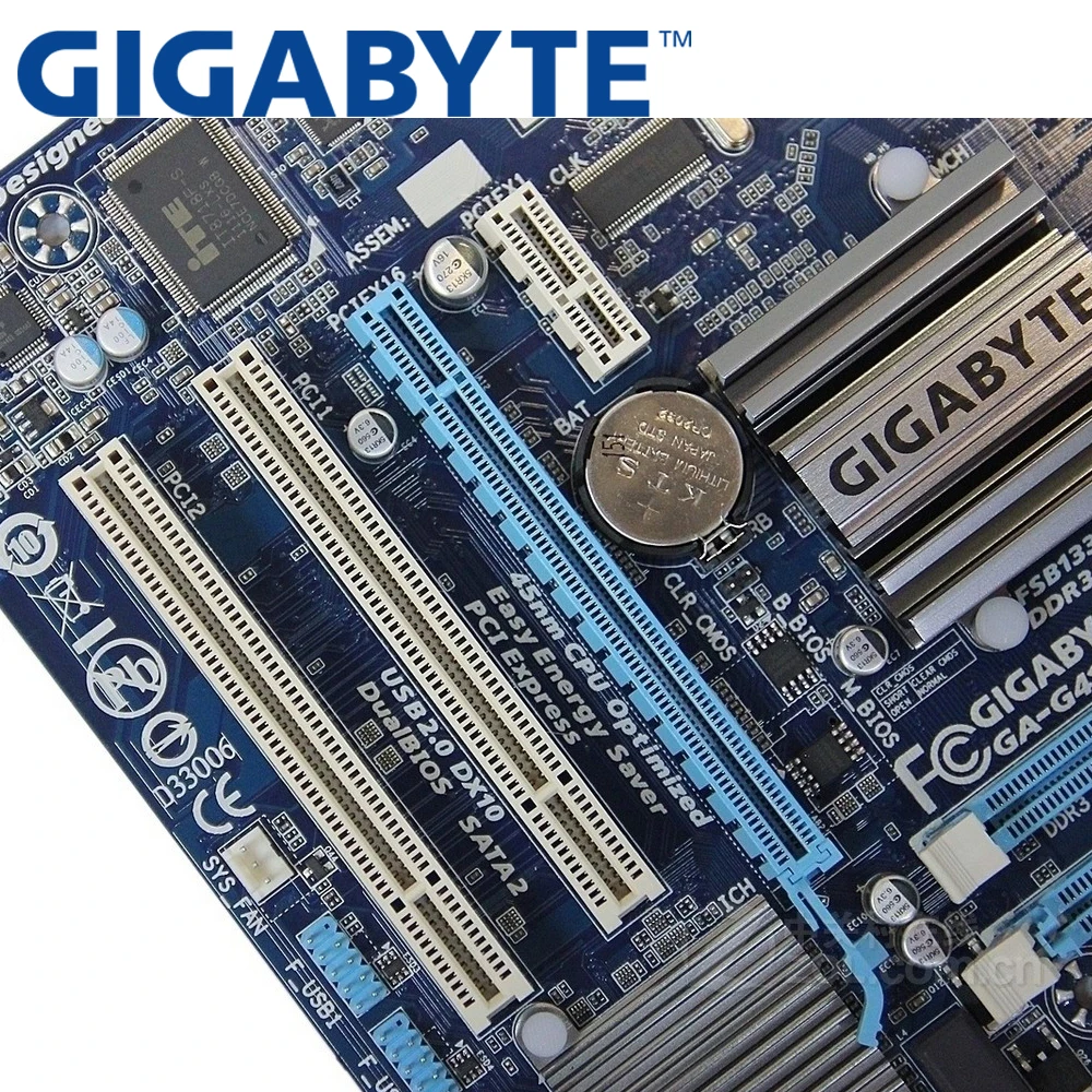 Десктопная Материнская плата GIGABYTE G41 Socket LGA 775 для Core 2 DDR3 8G Micro ATX оригинальная б/у