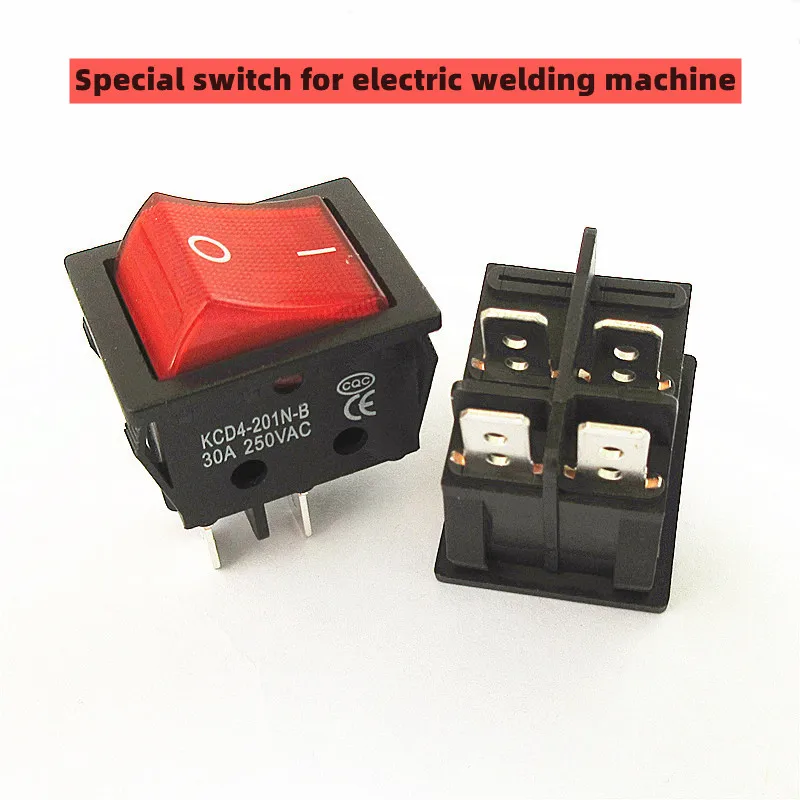 

Переключатель питания ZHRIVOER красный пластиковый 4-контактный 30А 250В