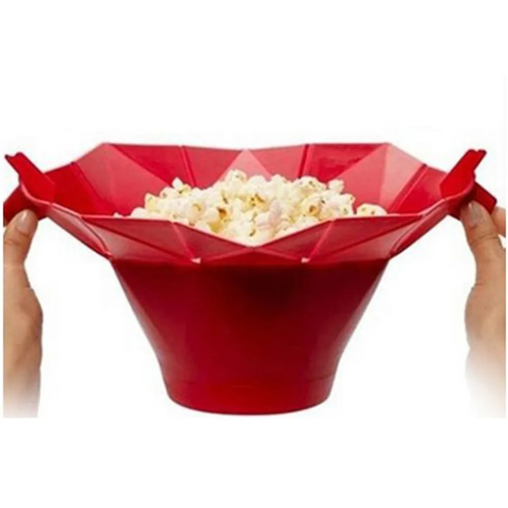 2018 DIY Silicone Microwave Popcorn Maker Popper Homemade Delicious Bowl Baking Tools Kitchen Bakingwares Bucket | Бытовая техника
