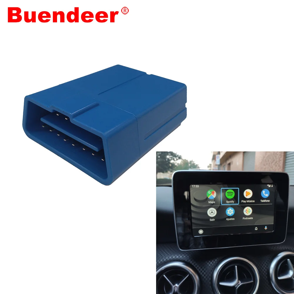 Buendeer инструмент для активации Carplay Apple Iphone OBD активатор CarPlay Mercedes Benz NTG5 S1 A/B/CLA/GLA/GLE/CLS