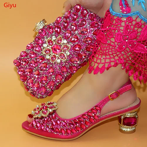 Doershow красивые стильные итальянские туфли с подходящими сумками комплект женской