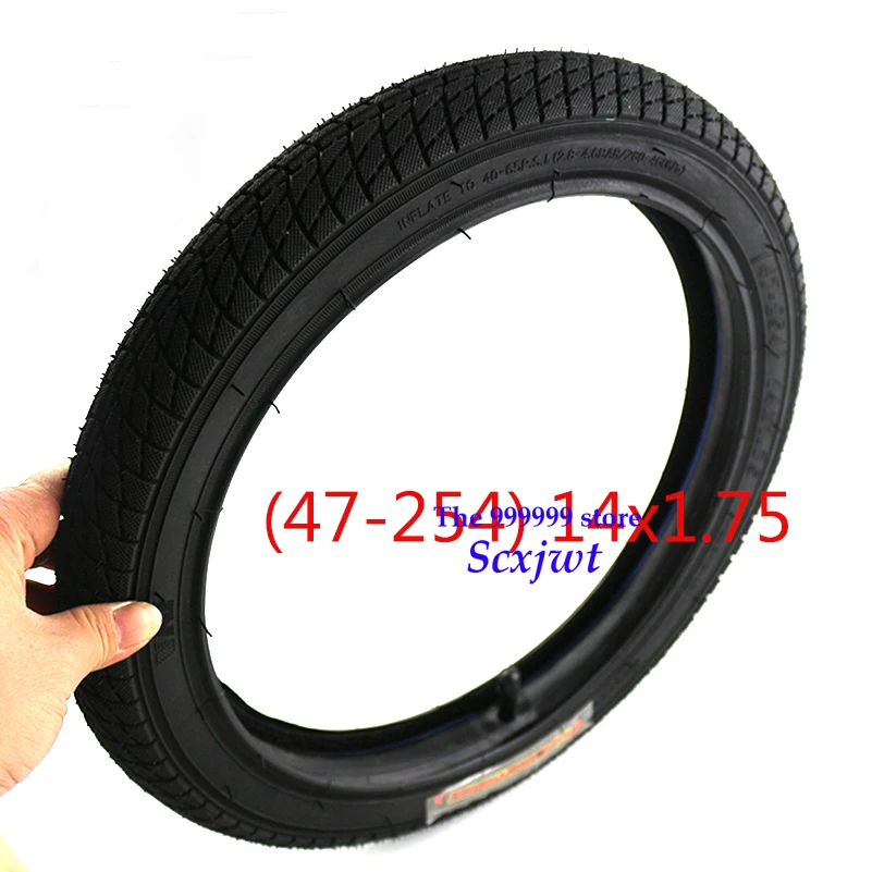 

LIGHTNING SHIPPING 14X1.75(47-254) Bicycle Tire for 14 inch Kid's Bikes Ultralight Folding Bike 14*1.75 tube tyre Wear-resisting