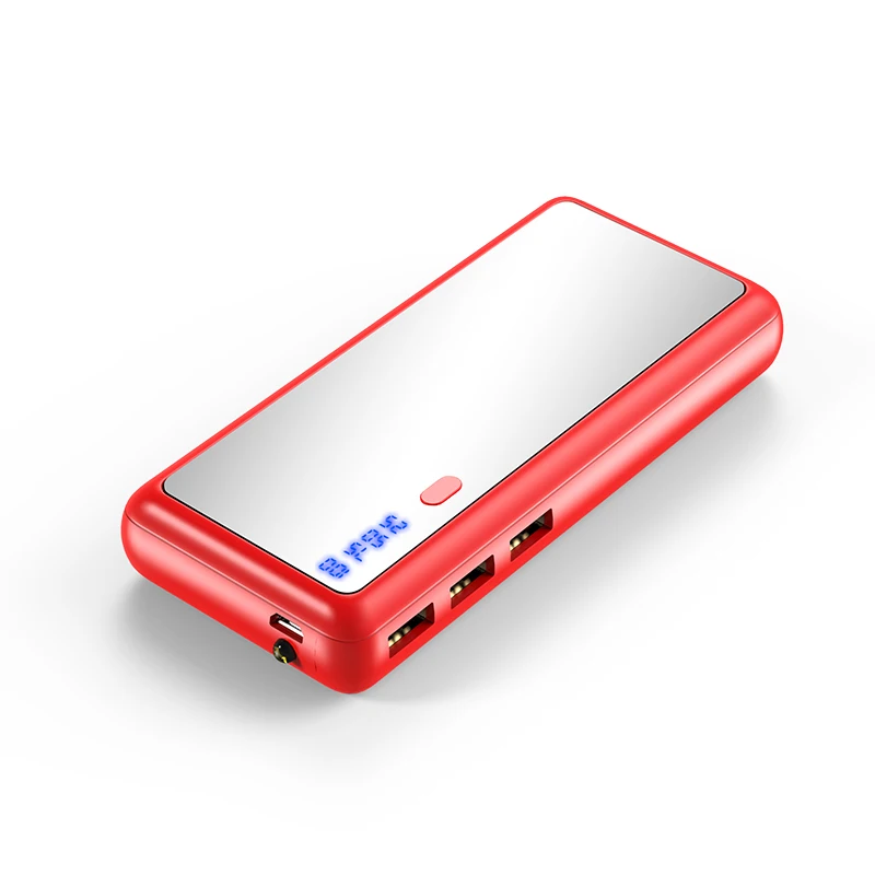 Red 15000mAh Портативный внешний аккумулятор для сотового телефона, запасная батарея, внешний аккумулятор, Внешнее зарядное устройство для Xiaomi Iphone, зарядное устройство, источник питания - Цвет: Red 15000mAh