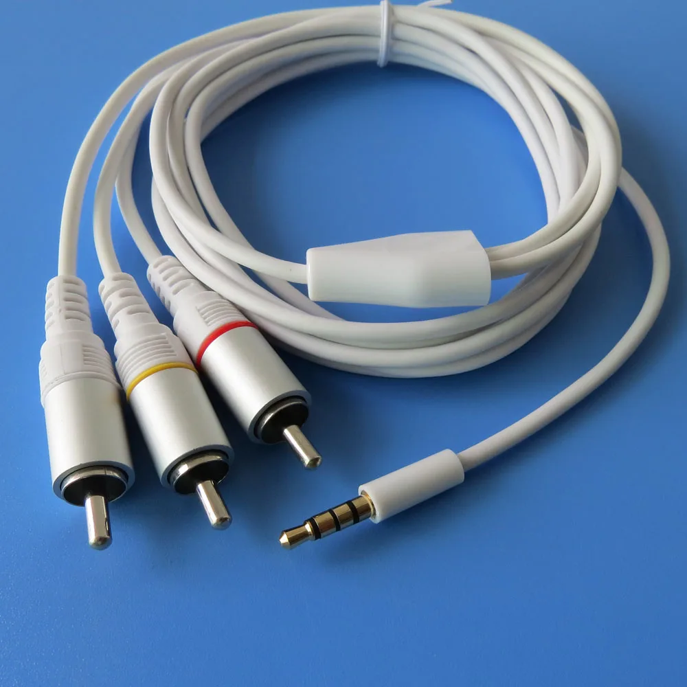 Аудиокабель 3 5 мм-3RCA 2 метра | Электроника
