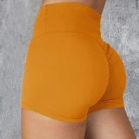 net red fitness shorts running and cycling sports tight shorts summer high elastic brocade ammonia sweat cloth yoga pants