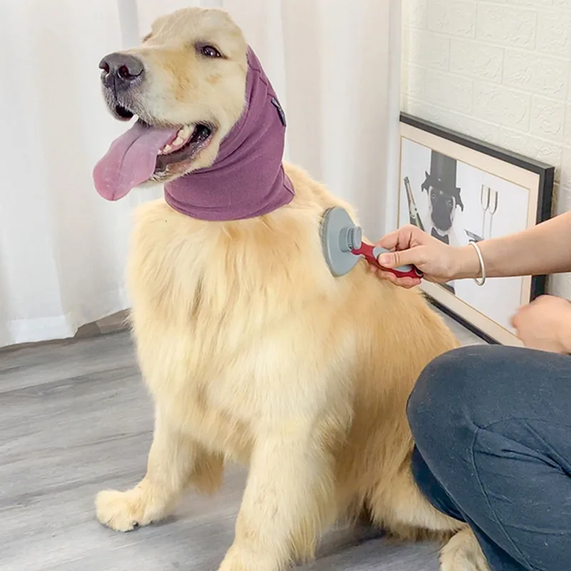 

Pet Cat And Dog Grooming Headscarf Soundproof Earmuffs Are Soft And Comfortable To Isolate Noise Pet Supplies