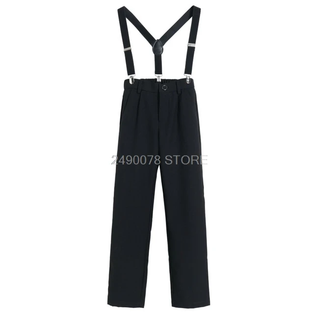 От 3 до 16 лет г. Большие прямые брюки для мальчиков Студенческая школьная форма с