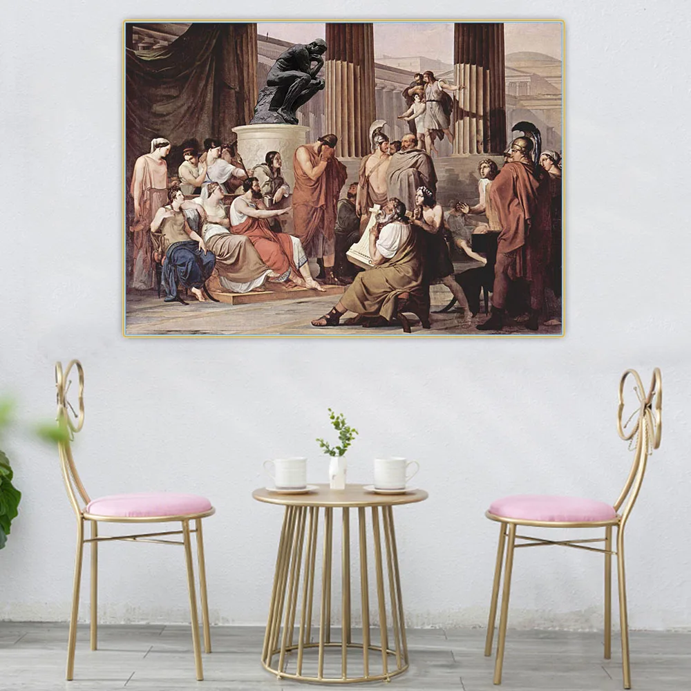 Citon Francesco Hayez《Ulysses at the Court of Alcinous》Canvas Oil Painting Artwork Picture Background Wall Decor Home Decoration |