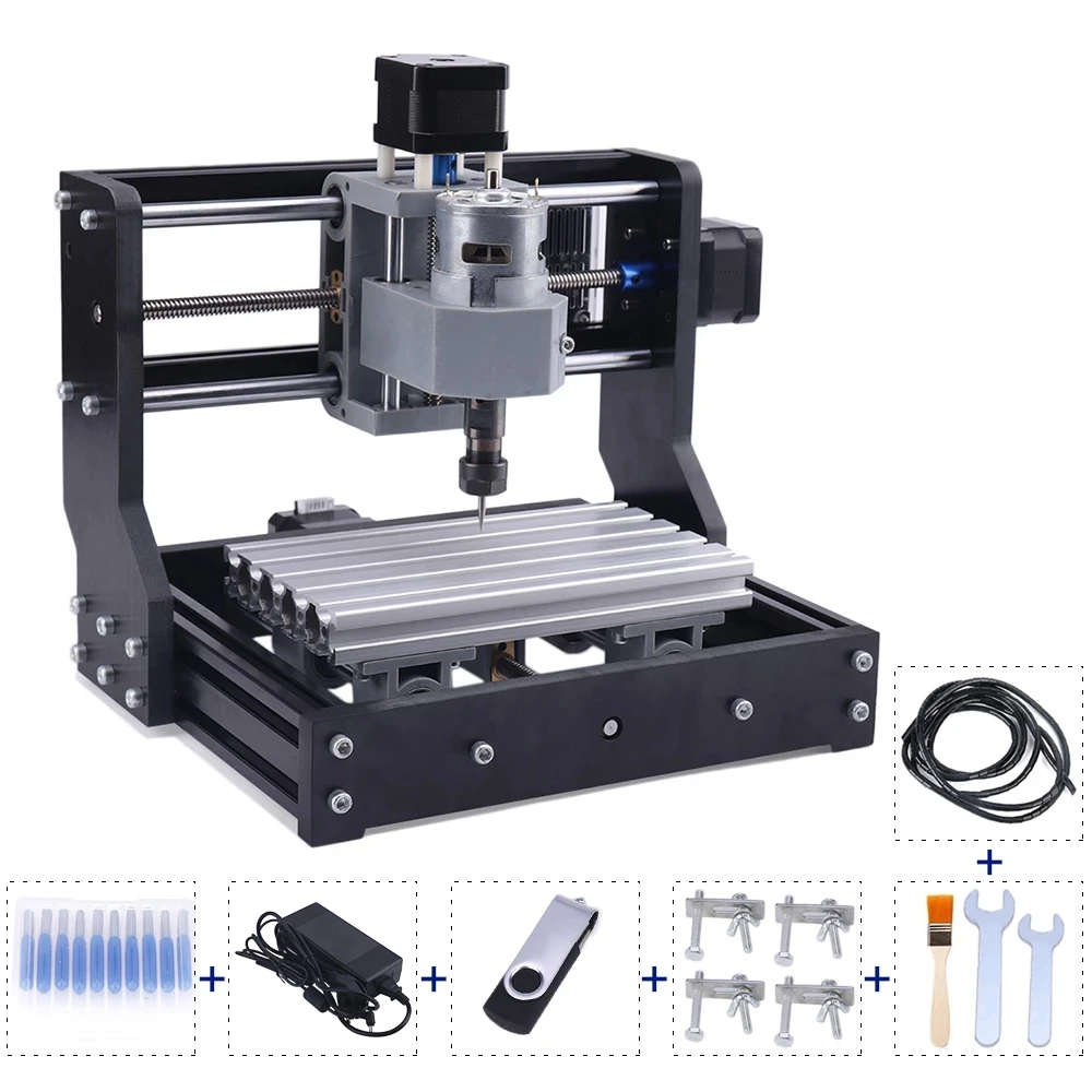 Лазерный гравер CNC1610 Pro с ЧПУ 5 Вт/15 Вт лазерный фрезерный станок GRBL 1.1f ER11 хобби