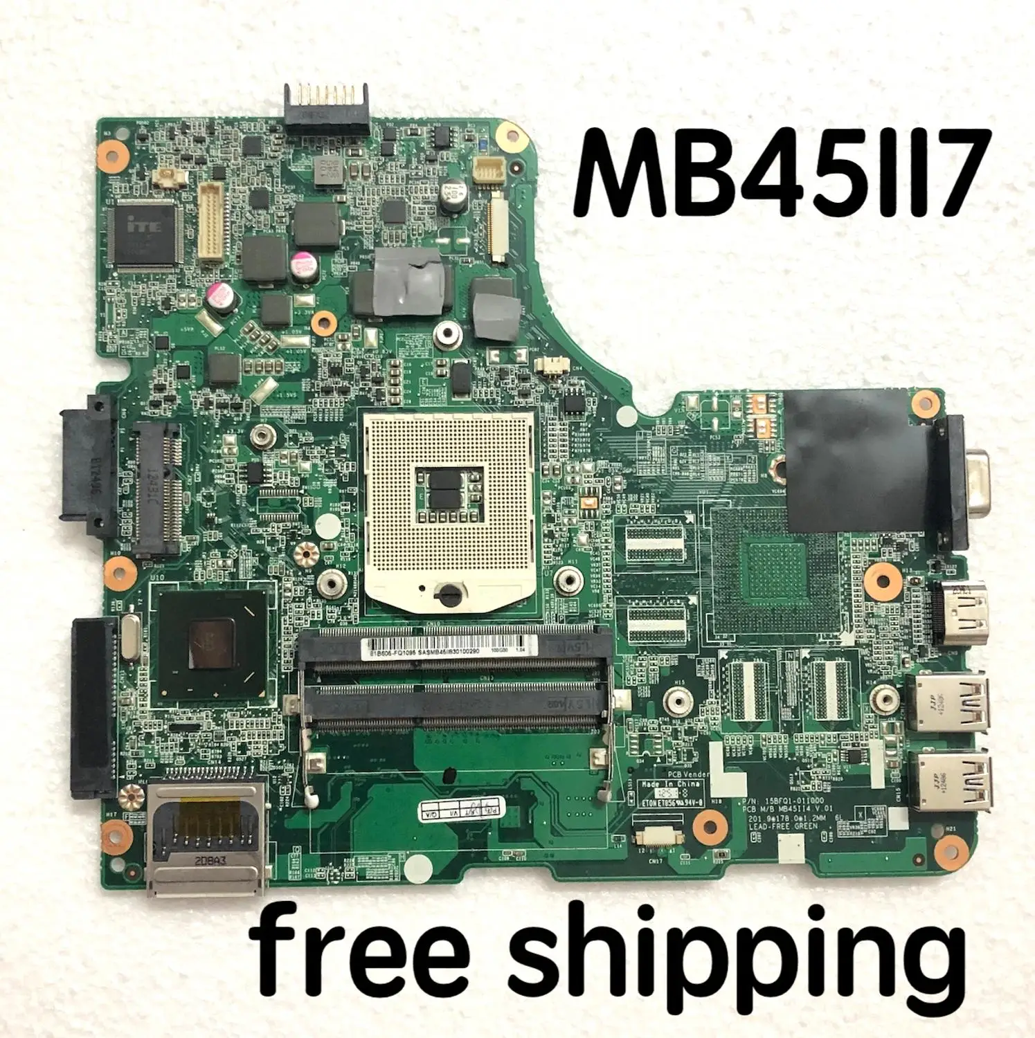 Для bytespeed ООО MB45II7 материнская плата 15BFQ1-011000 MB45II4 V.01 LAED-FR.GREEN 100% протестирована