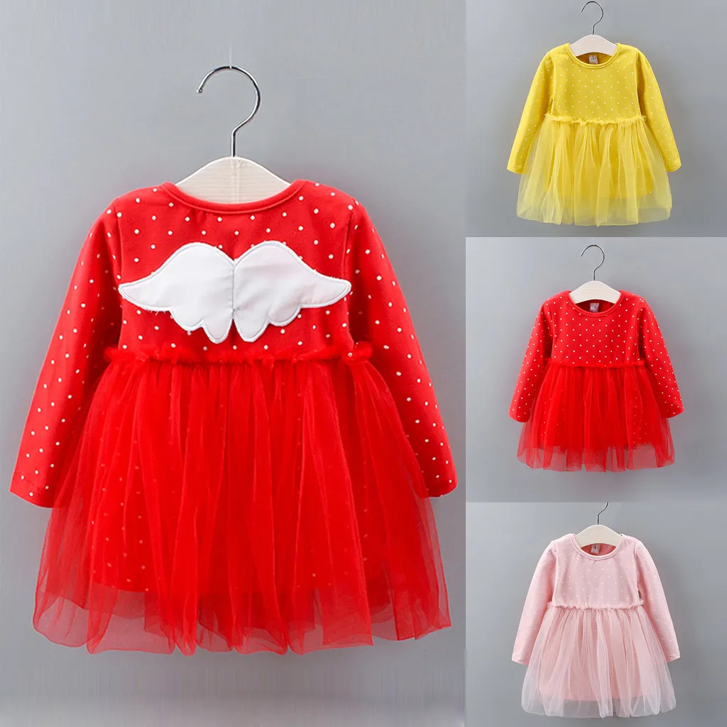 Платье для маленьких девочек; платья для маленьких девочек; vestido infantil vestidos infantil; одежда; batizado; Повседневная Лоскутная одежда с длинными рукавами; Z4