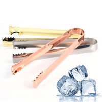 stainless steel ice tong for barbecue food salad cake bread candy in the kitchen or bar