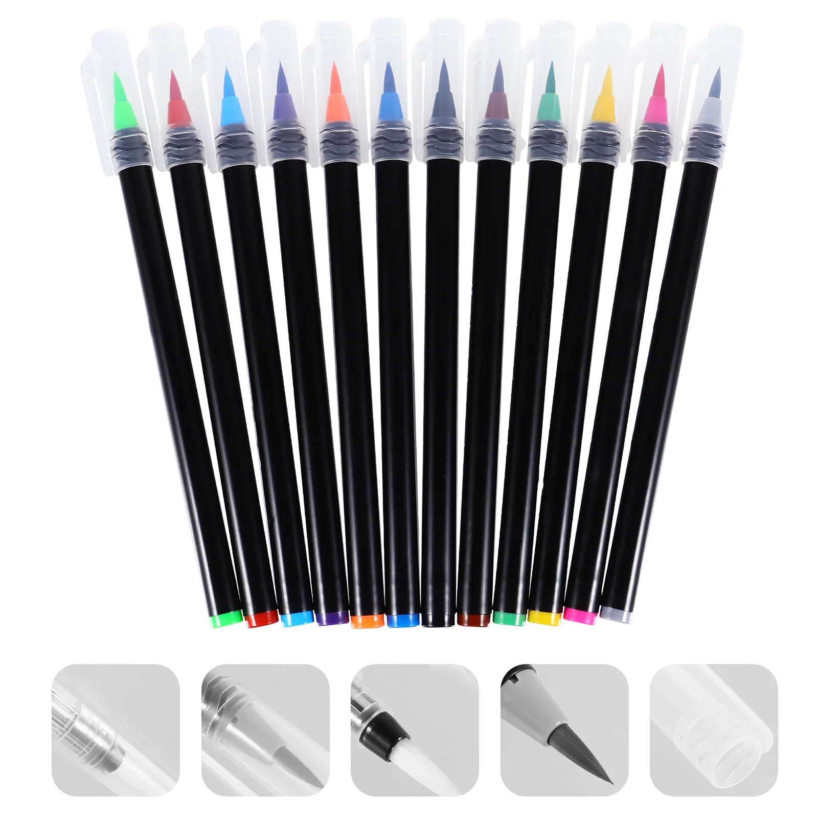 

12 шт. кисть тонкий лайнер цветная ручка Скрапбукинг Рисование ручки художественная ручка для рисования