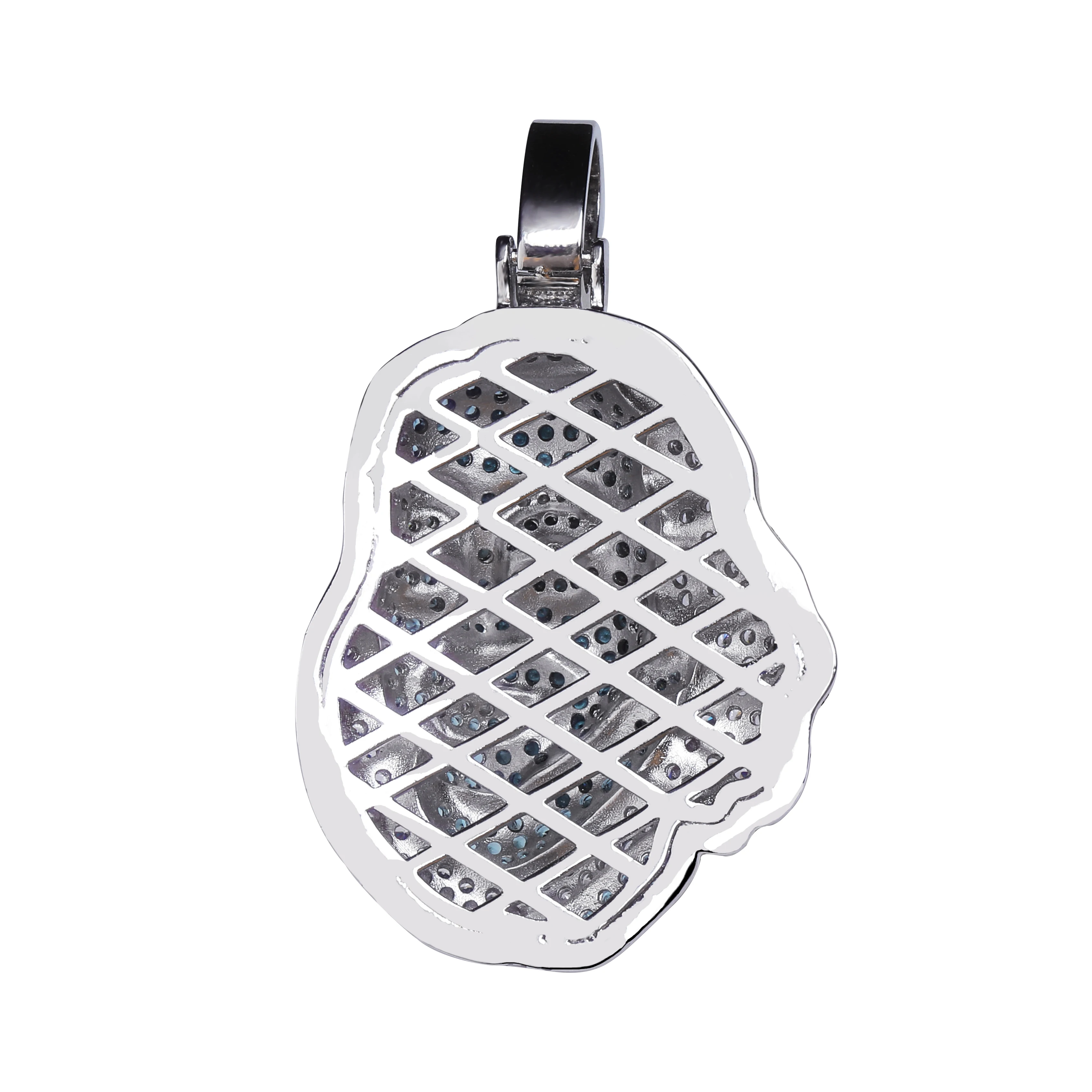 TOPGRILLZ ICEDOUT Blueface Бенджамин кулон с теннисной цепочкой Bling хип-хоп ювелирные изделия уличная культура