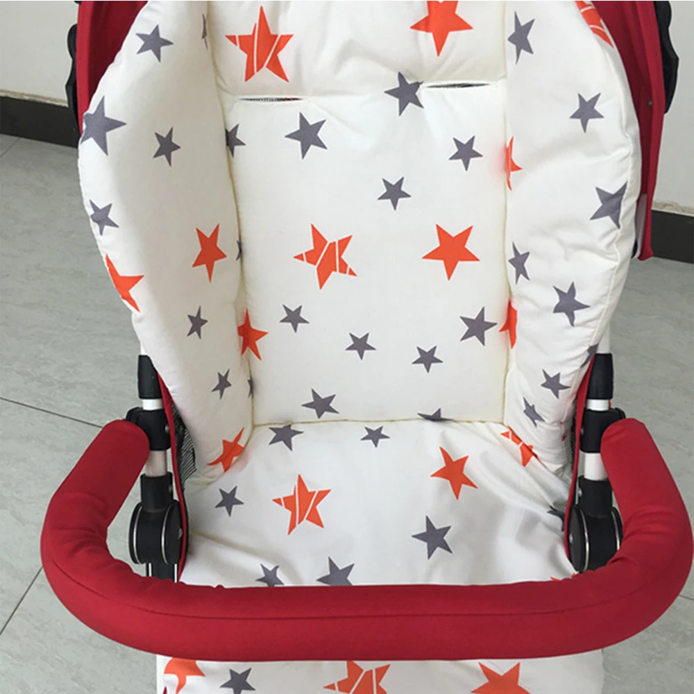 Star Pattern Universal Baby Stroller High Chair Seat Cushion Thick Liner Mat Cart Mattress Feeding Pad Cover Protector | Мать и ребенок