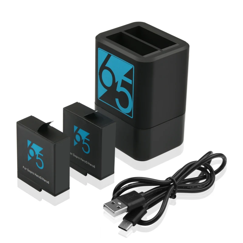 Go Pro Hero 7 черный Usb двойное зарядное устройство для Gopro Hero 8 7 6 5 Аксессуары для спортивной экшн-камеры зарядное устройство s