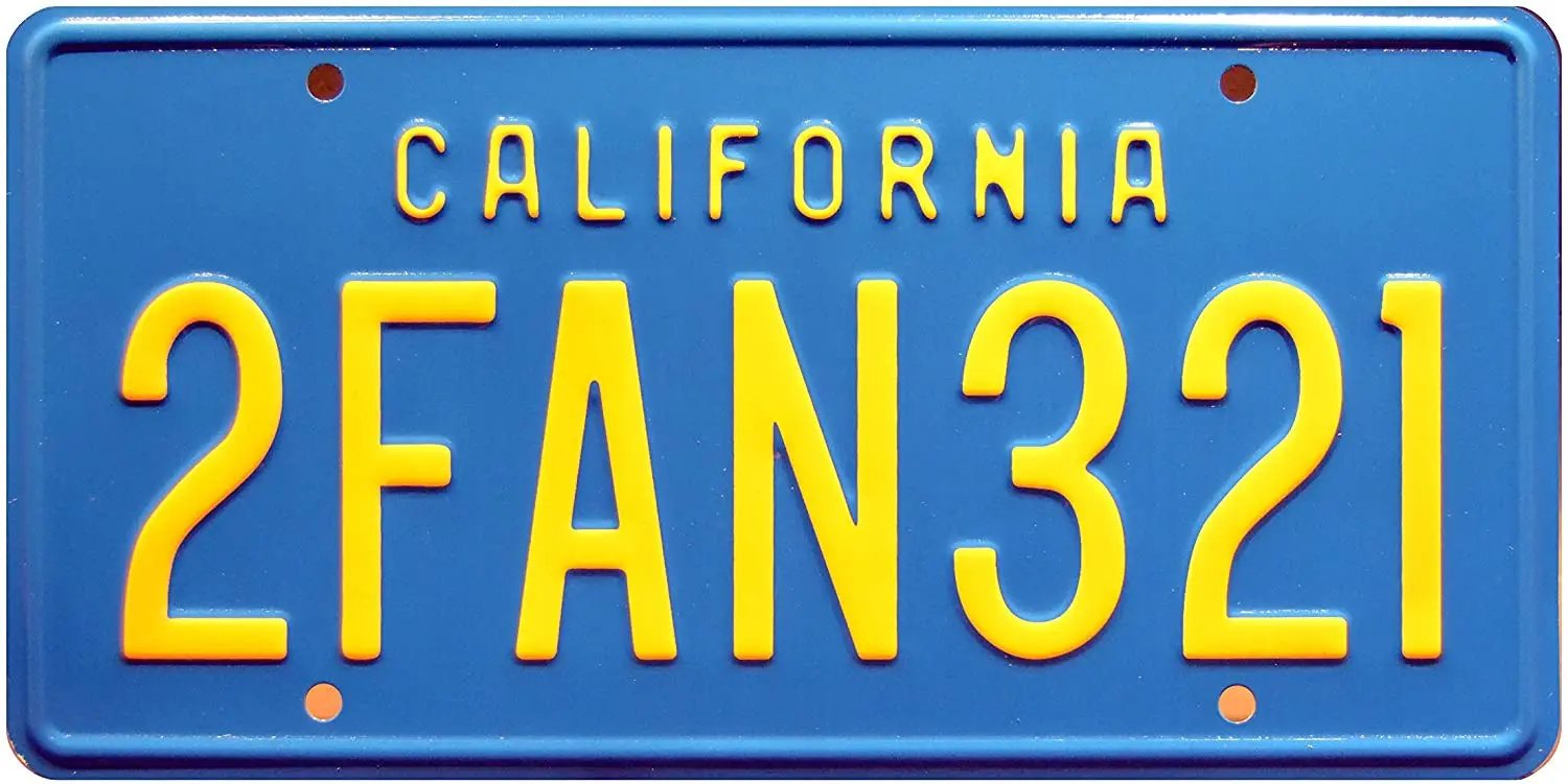 

Celebrity Machines Big Trouble in Little China | 2FAN321 Stamped License Plate