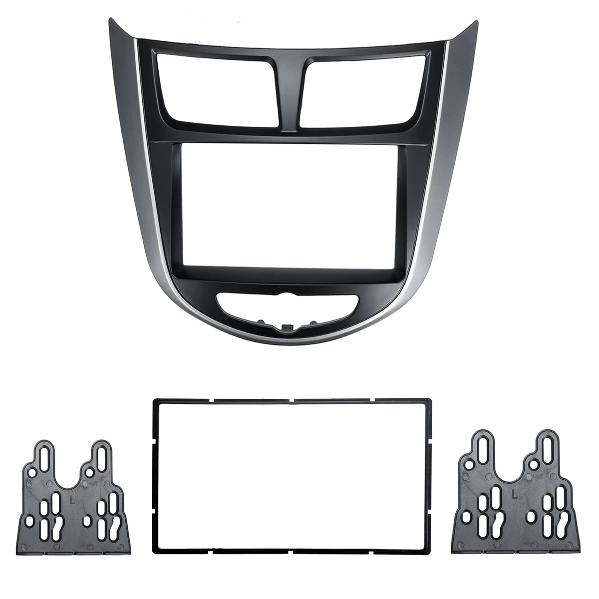 Горячая продажа 2 Din стерео аудио Радио DVD CD gps пластина панель Рамка Замена для