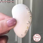 Серьги-гвоздики женские из серебра 925 пробы, 1 шт.